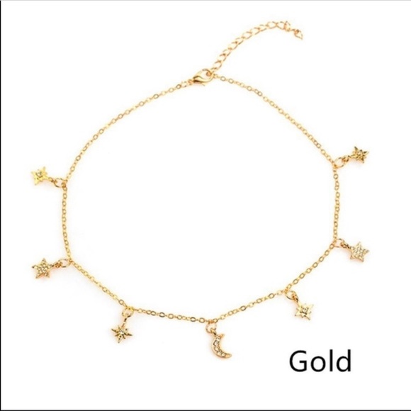 1 Left!  💫 Double Layer Star and Moon Necklace - Picture 2 of 3